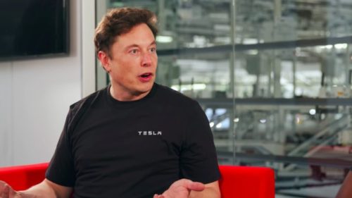 Capture d'écran d'Elon Musk dans une interview YouTube // Source : YouTube/ Marques Brownlee