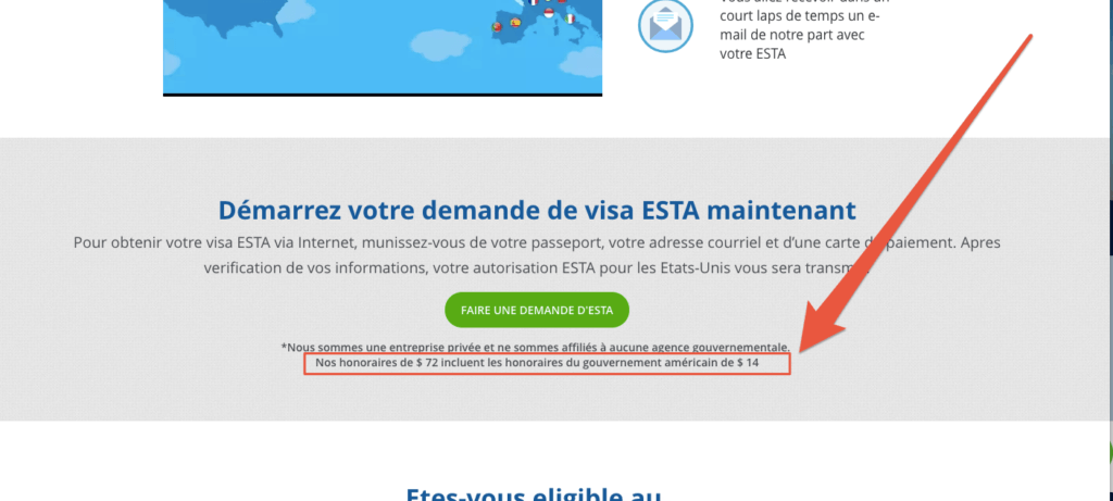 Capture d'écran du site esta-formulaire.us Capture d'écran du site esta-formulaire.us