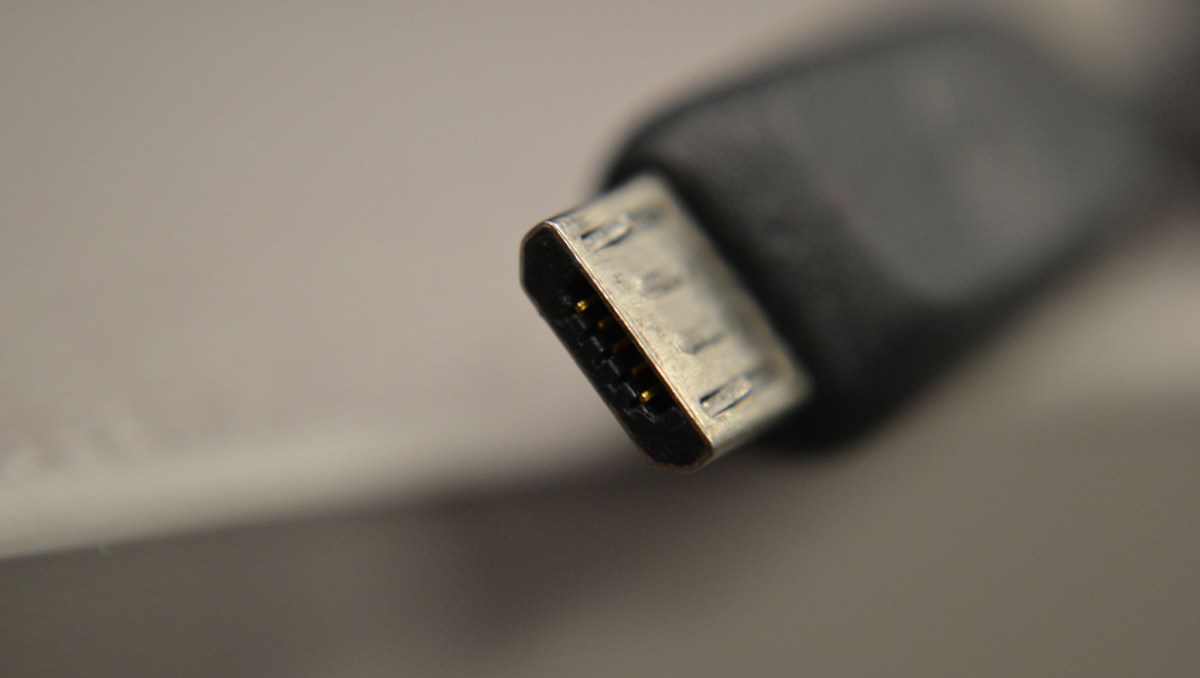 Un connecteur micro-USB. // Source : Brad Wilmot