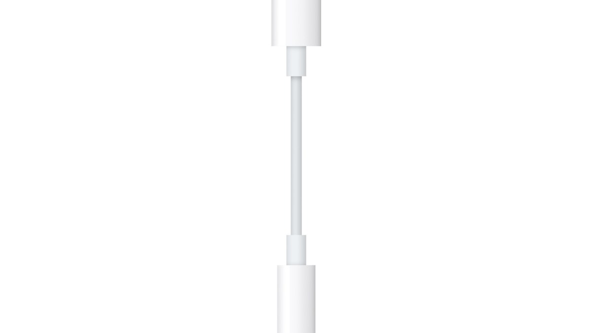 Apple adapteur lightning-jack // Source : Apple