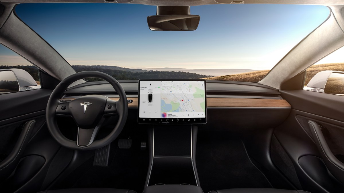 Tableau de bord de la Model 3 // Source : Tesla