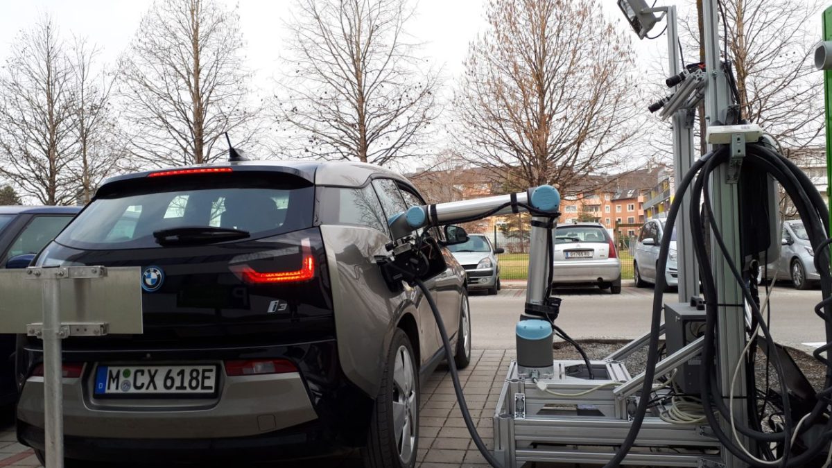 Une voiture en pleine charge // Source : Université de Graz