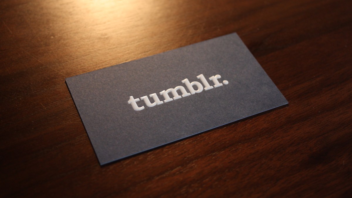 Le logo Tumblr. // Source : Tumblr