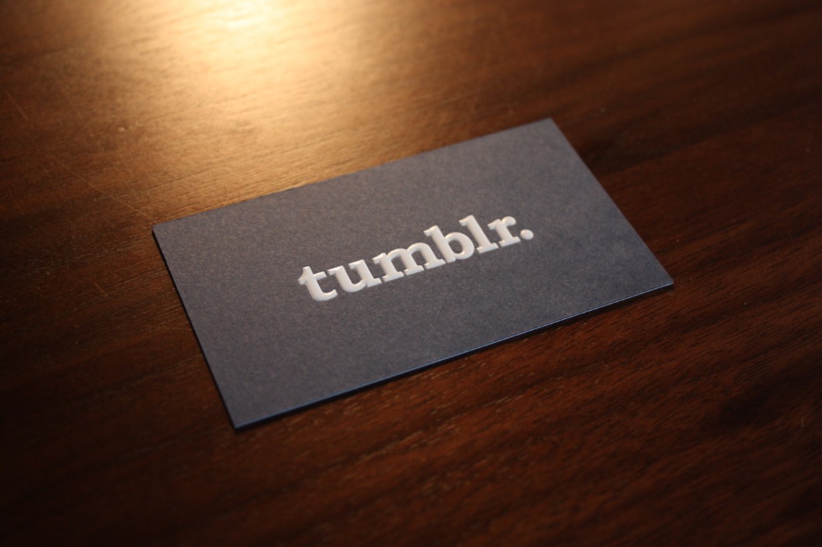 Le logo Tumblr. // Source : Tumblr