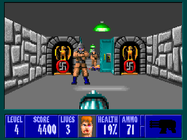 Wolfenstein 3D (1992), ou comment le ray casting n'a rien à voir avec le réalisme des lumières Wolfenstein 3D (1992), ou comment le ray casting n'a rien à voir avec le réalisme des lumières