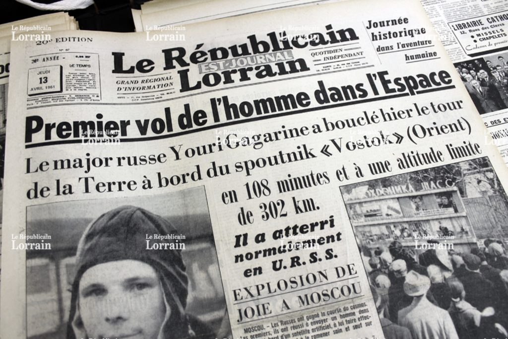 Youri Gagarine // Source : Le Républicain Lorrain