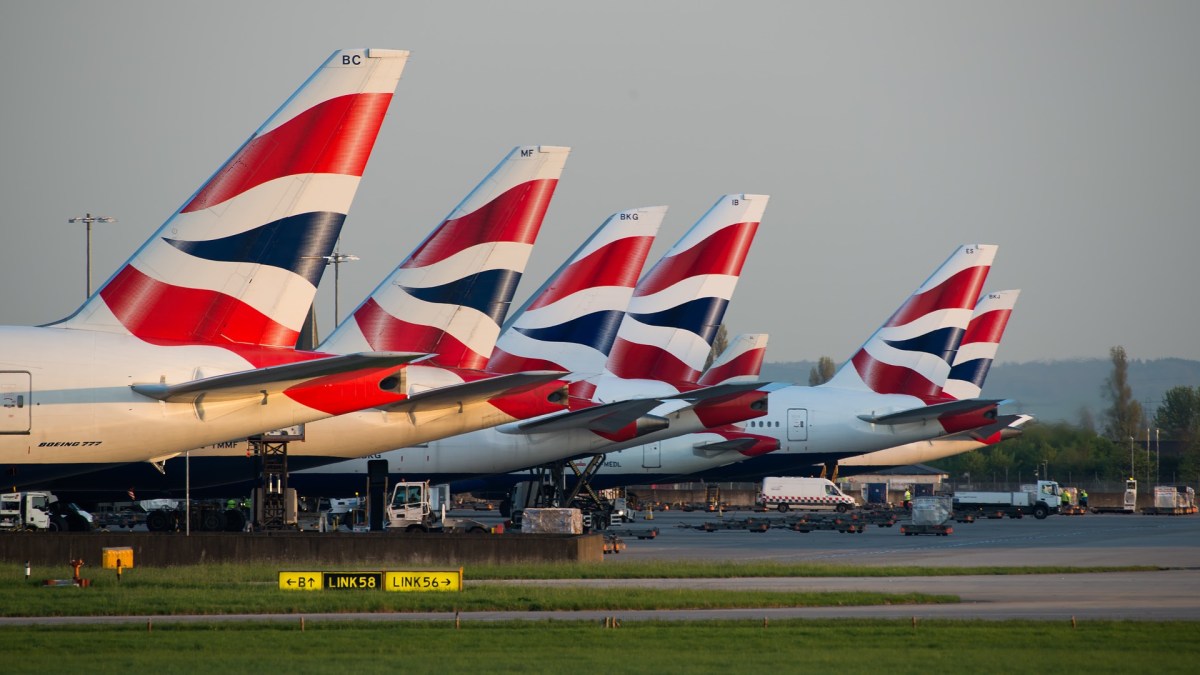 Des avions de la compagnie British Airways. // Source : Pixabay/CC0