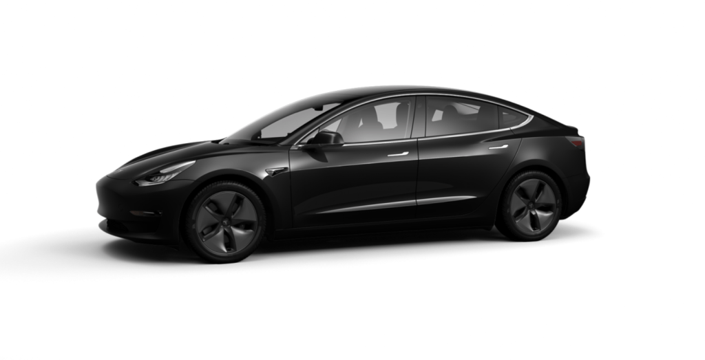 Model 3 noir obsidien // Source : Tesla Model 3 noir obsidien // Source : Tesla