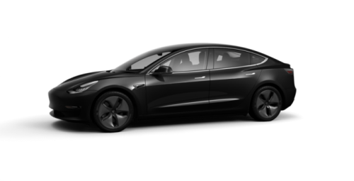 Model 3 noir obsidien // Source : Tesla