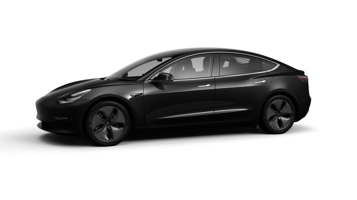 Model 3 noir obsidien // Source : Tesla