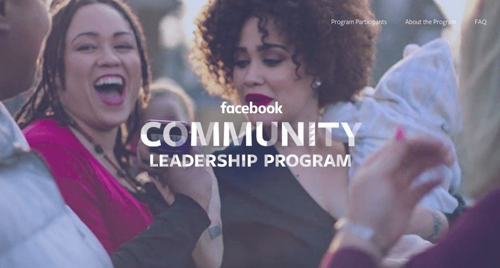 Community Leadership Program // Source : Facebook