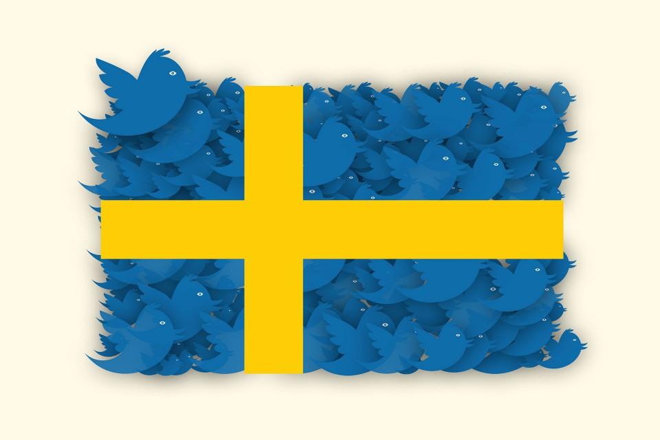La Suède sur Twitter // Source : Institut Suédois