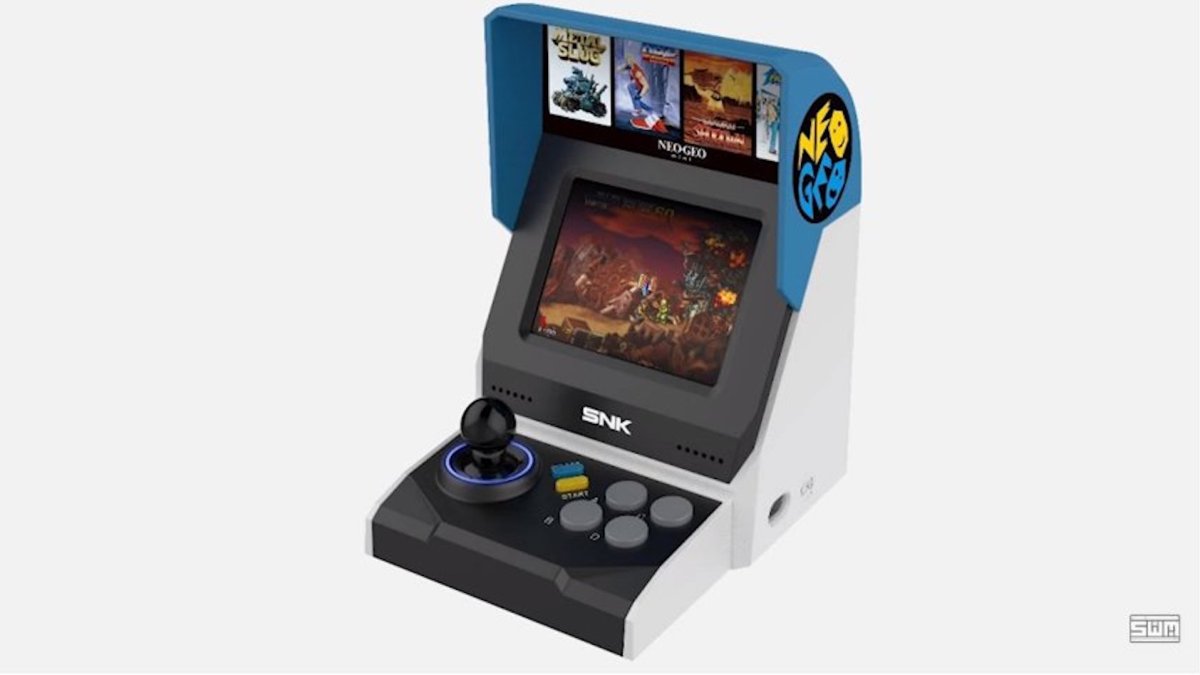 La Neo Geo Mini qui sortira en Europe // Source : Twitter/SNKNEOGEOmini