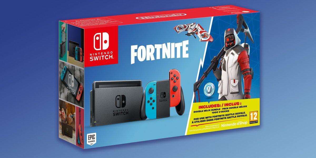 Le pack Nintendo Switch+Fortnite // Source : Twitter/Nintendo