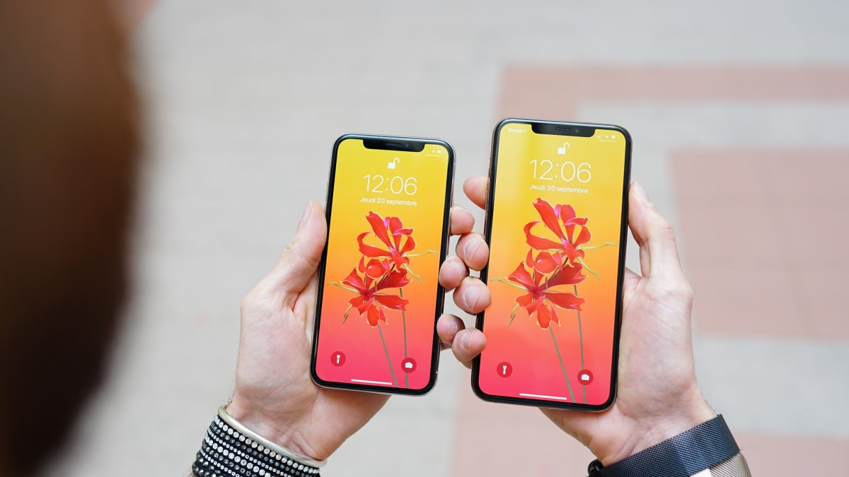 iPhone X versus iPhone XS Max // Source : Ulrich Rozier pour Numerama 