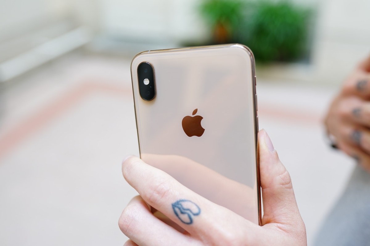 Un iPhone XS Max. // Source : Ulrich Rozier pour Numerama 