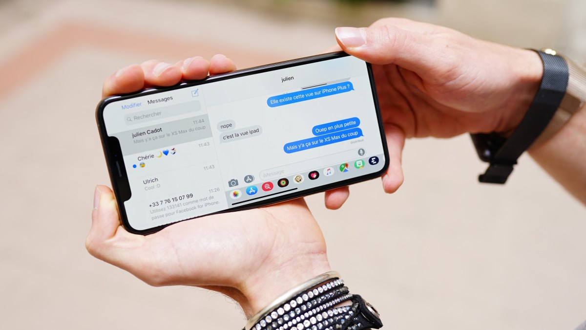 Splitview sur iPhone XS Max // Source : Ulrich Rozier pour Numerama 