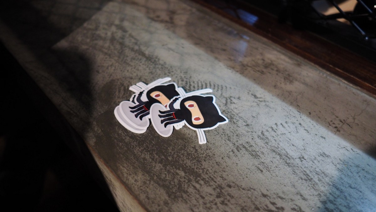 Des stickers GitHub. // Source : othree