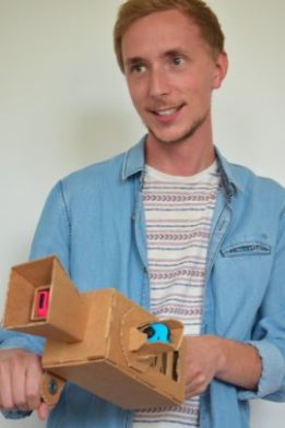 Brice Thomas, finaliste du concours Nintendo Labo // Source : Brice Thomas Brice Thomas, finaliste du concours Nintendo Labo // Source : Brice Thomas