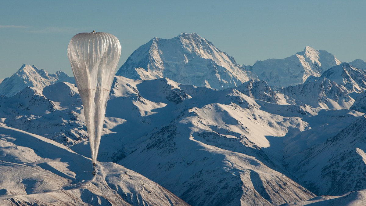 Un ballon déployé. // Source : Google Loon