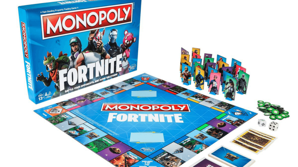 Le premier visuel du Monopoly Fortnite // Source : Twitter/DonaldMustard
