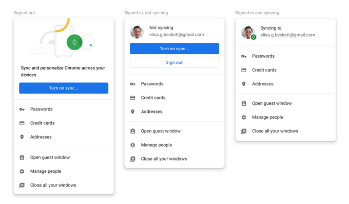 Nouvelle UI Chrome 70 Nouvelle UI Chrome 70