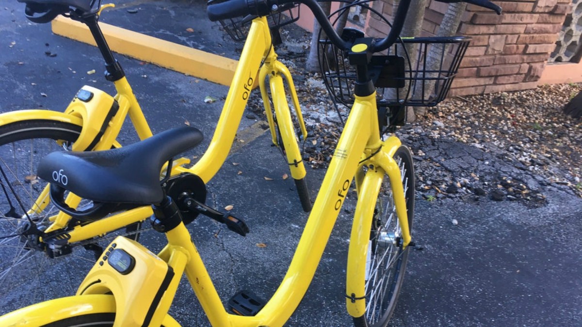 Des vélos Ofo en libre-service // Source : Flickr/Noya Fields