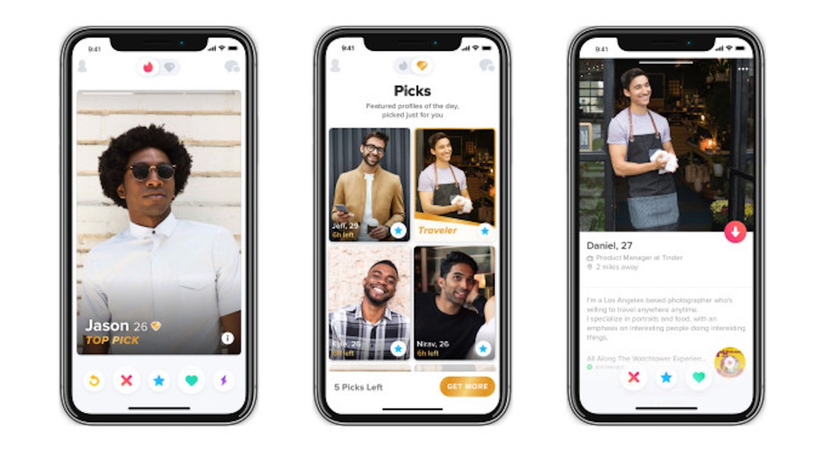 L'option Top Picks de Tinder // Source : Tinder
