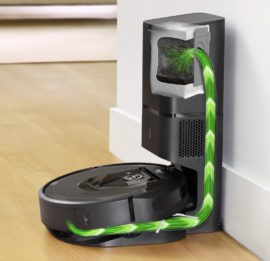 Le nouvel aspirateur Roomba i7+ se vide tout seul. // Source : iRobot