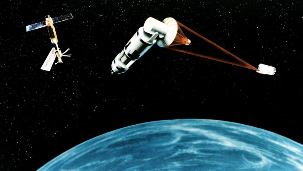 satellite arme espace