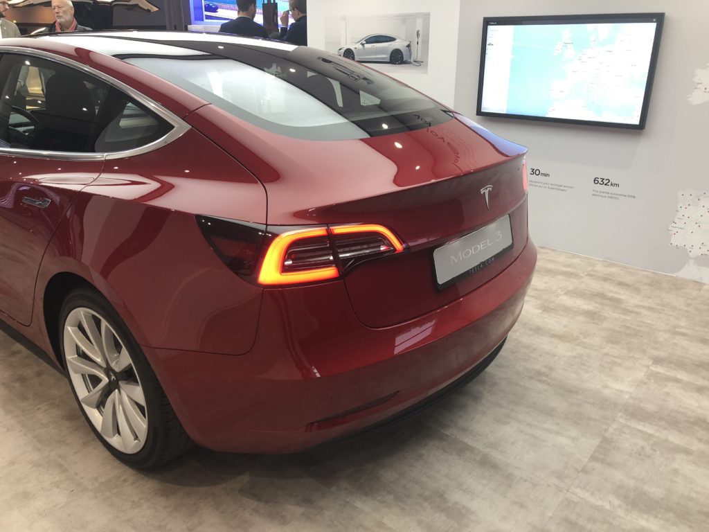 Tesla Model 3 // Source : Numerama Tesla Model 3 // Source : Numerama