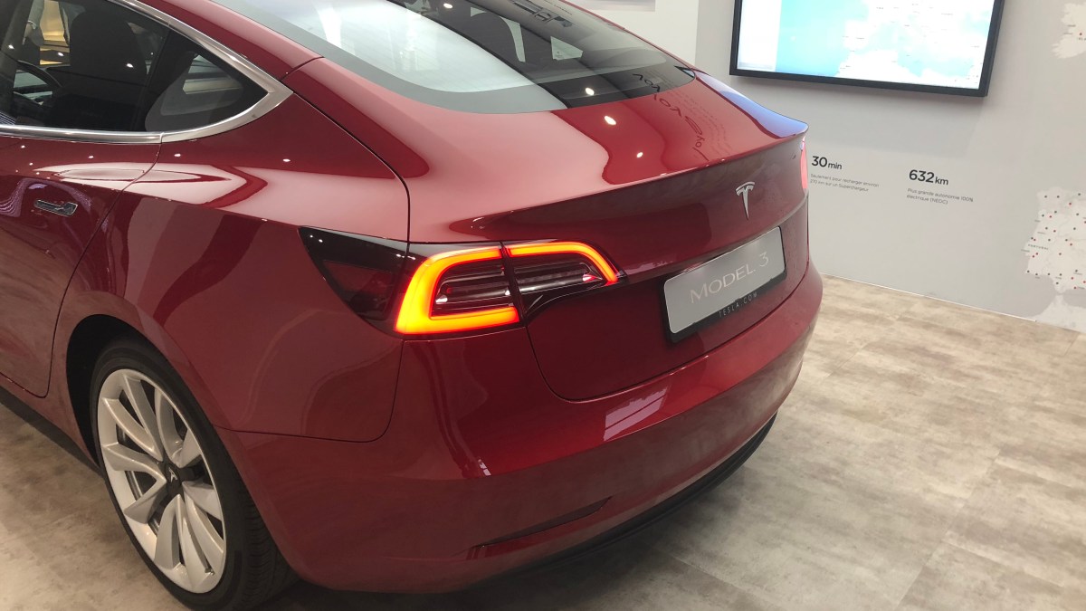 Tesla Model 3 // Source : Numerama