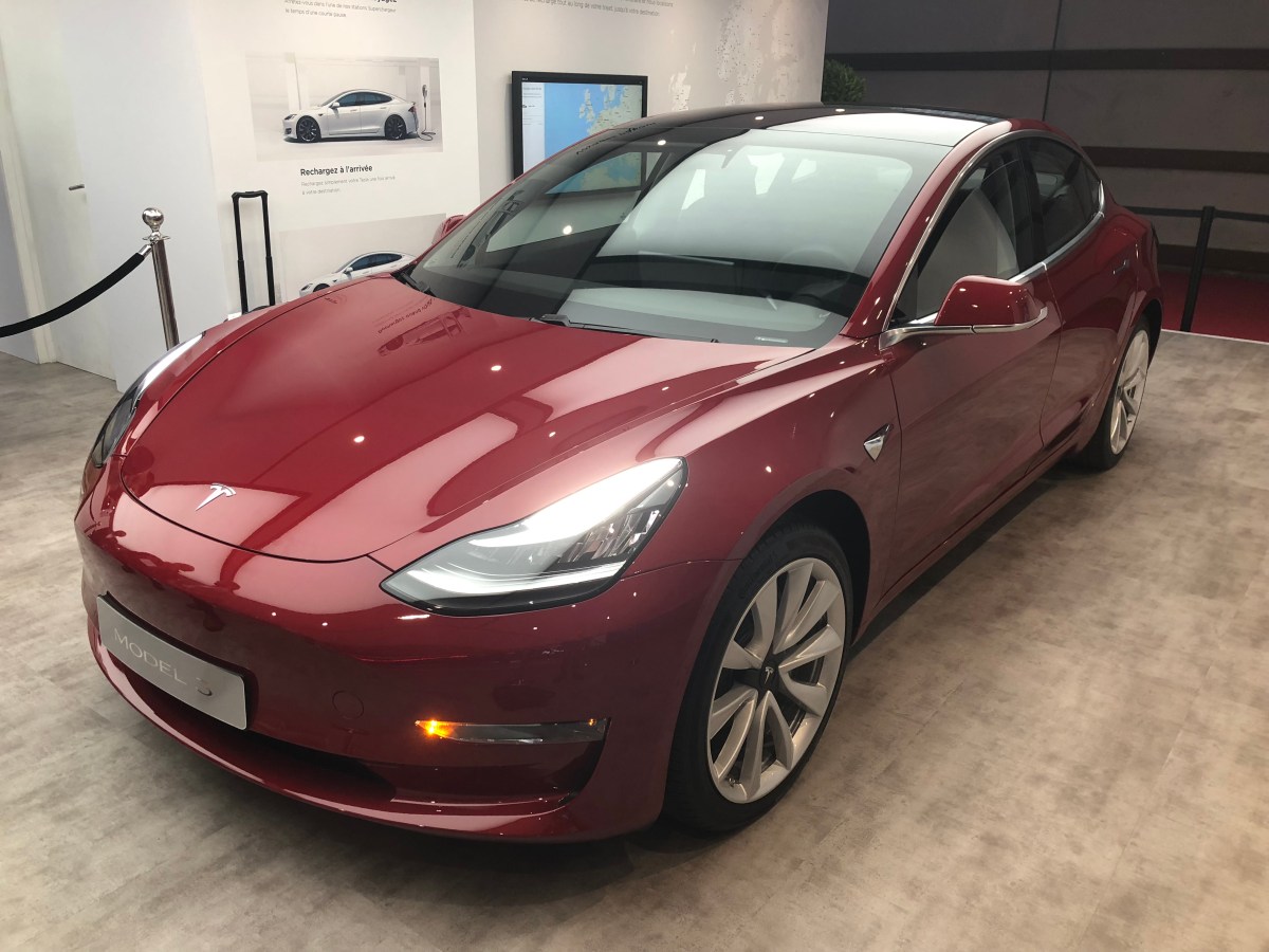 Tesla Model 3 // Source : Numerama