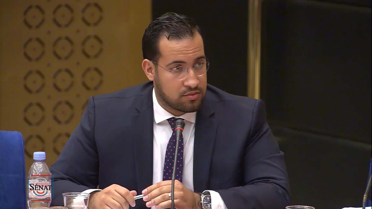 Alexandre Benalla. // Source : Sénat