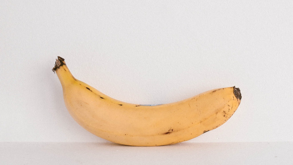 Une banane. // Source : Pexels/CC/Andreea Ch (photo recadrée)