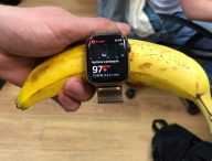 L'Apple Watch estime que notre banane (depuis mangée) est en vie. // Source : Numerama