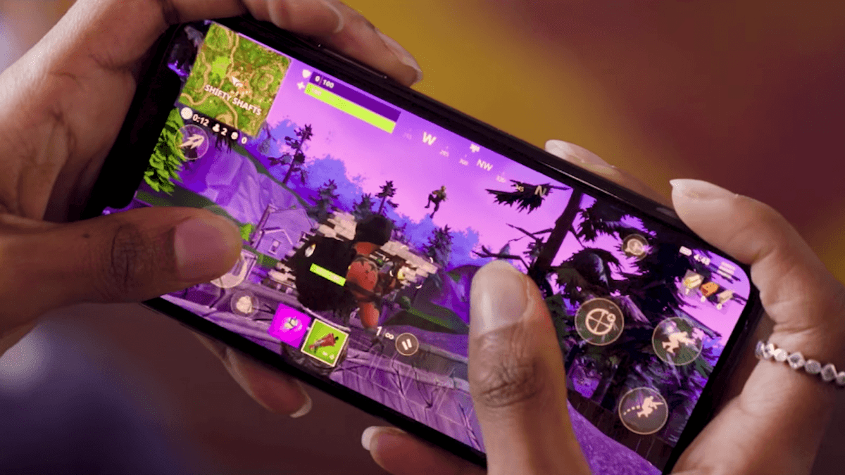 Fortnite sur mobile // Source : Epic Games