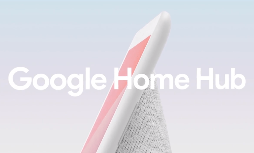 Le Google Home Hub // Source : Google
