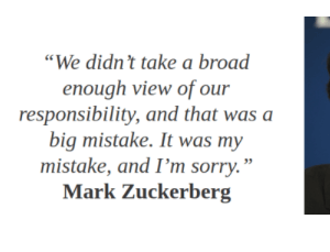 À gauche la version anonymée de Mark Zuckerberg. S'il garde la même coiffure, ses yeux bleus sont devenues marron. // Source : Brighter AI À gauche la version anonymée de Mark Zuckerberg. S'il garde la même coiffure, ses yeux bleus sont devenues marron. // Source : Brighter AI