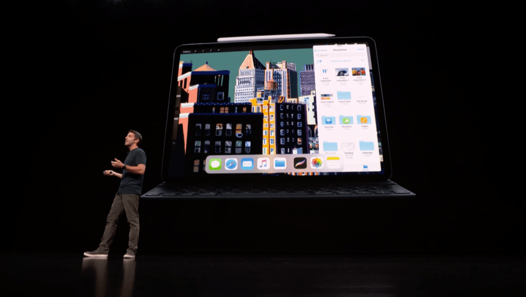 Le nouvel iPad Po 2018 // Source : Apple