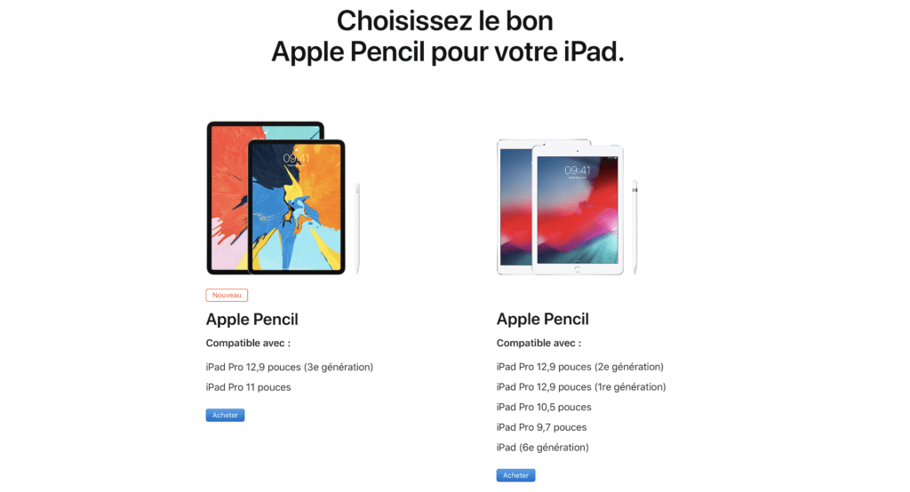 Apple Pencil // Source : Apple Apple Pencil // Source : Apple