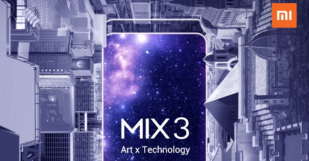 Xiaomi Mi Mix 3 // Source : Twitter Xiaomi