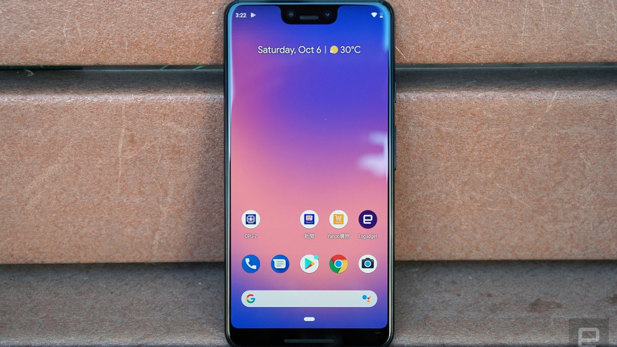 Google Pixel 3 XL // Source : Richard Lai/Engadget