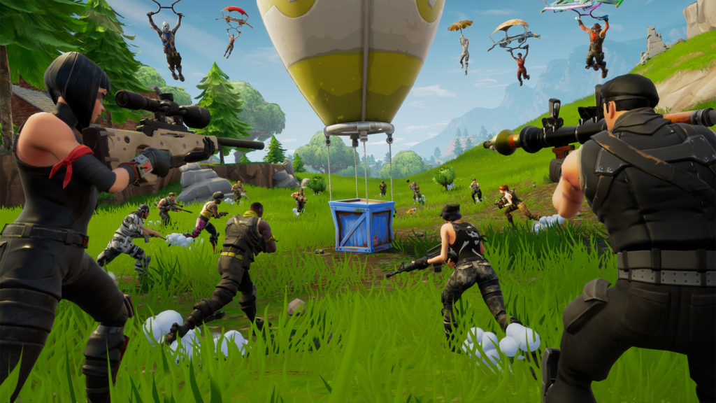De nombreux joueurs de Fortnite // Source : Epic Games De nombreux joueurs de Fortnite // Source : Epic Games