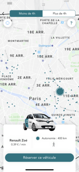 Application Moov'in.Paris // Source : Capture d'écran Numerama Application Moov'in.Paris // Source : Capture d'écran Numerama