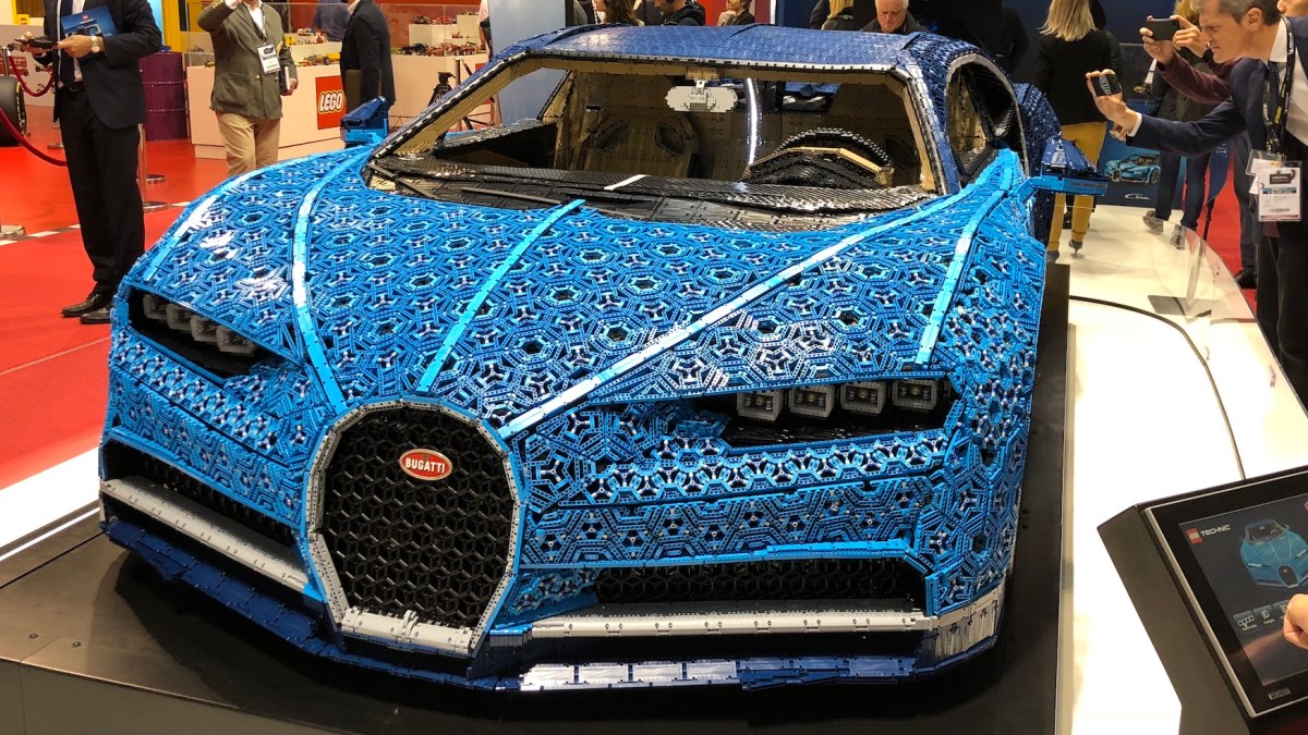 Bugatti Chiron Lego // Source : Maxime Claudel pour Numerama