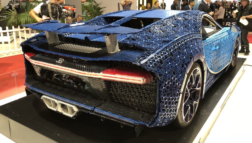 L'arrière de la Bugatti Chiron. // Source : Maxime Claudel pour Numerama