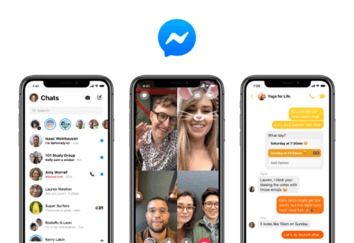 Messenger 4 – Chat Video Call Gradient – iOS