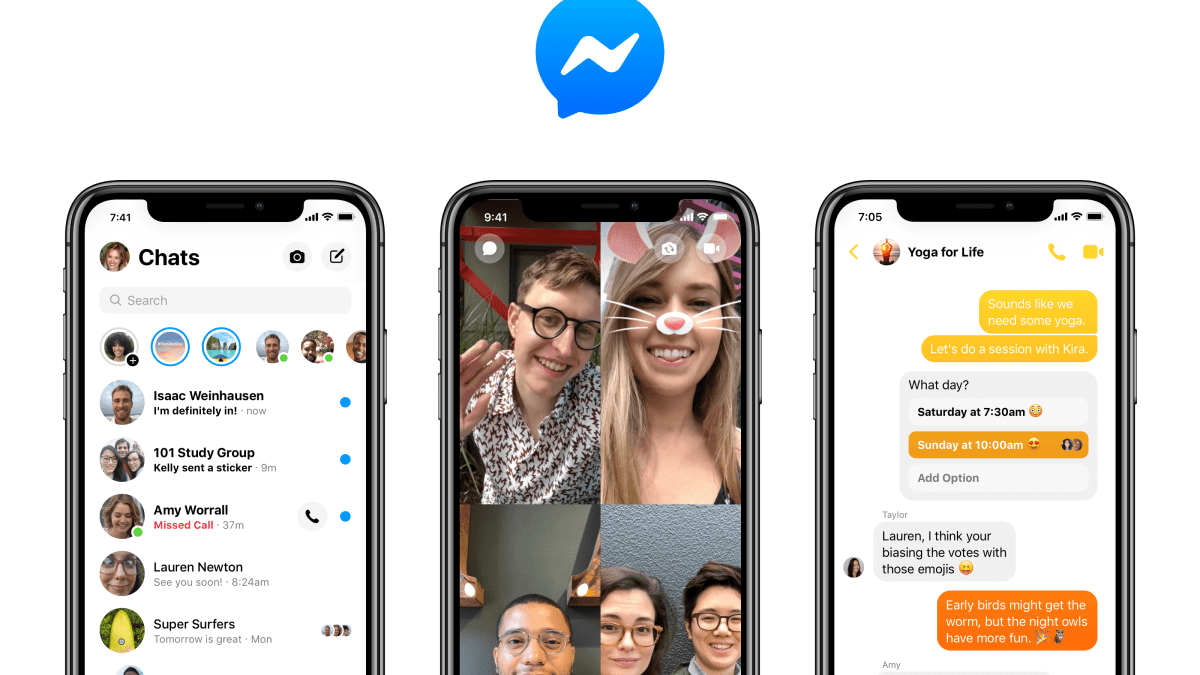 Messenger 4 – Chat Video Call Gradient – iOS