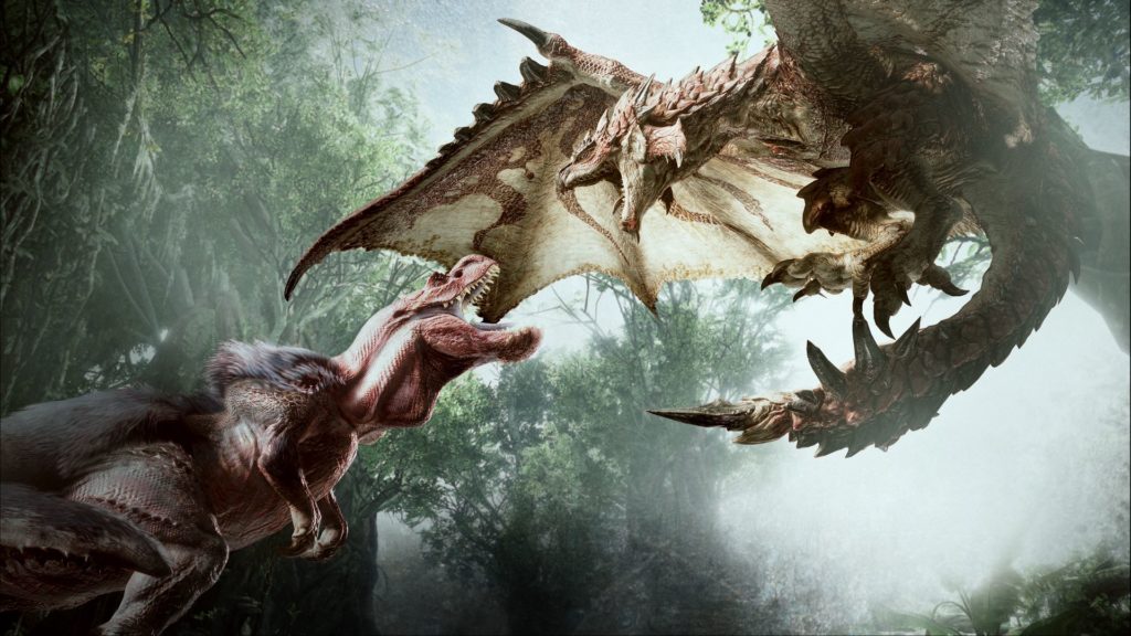 Le jeu Monster Hunter consistent à chasser des monstres géants. Efficace. // Source : Capcom Le jeu Monster Hunter consistent à chasser des monstres géants. Efficace. // Source : Capcom